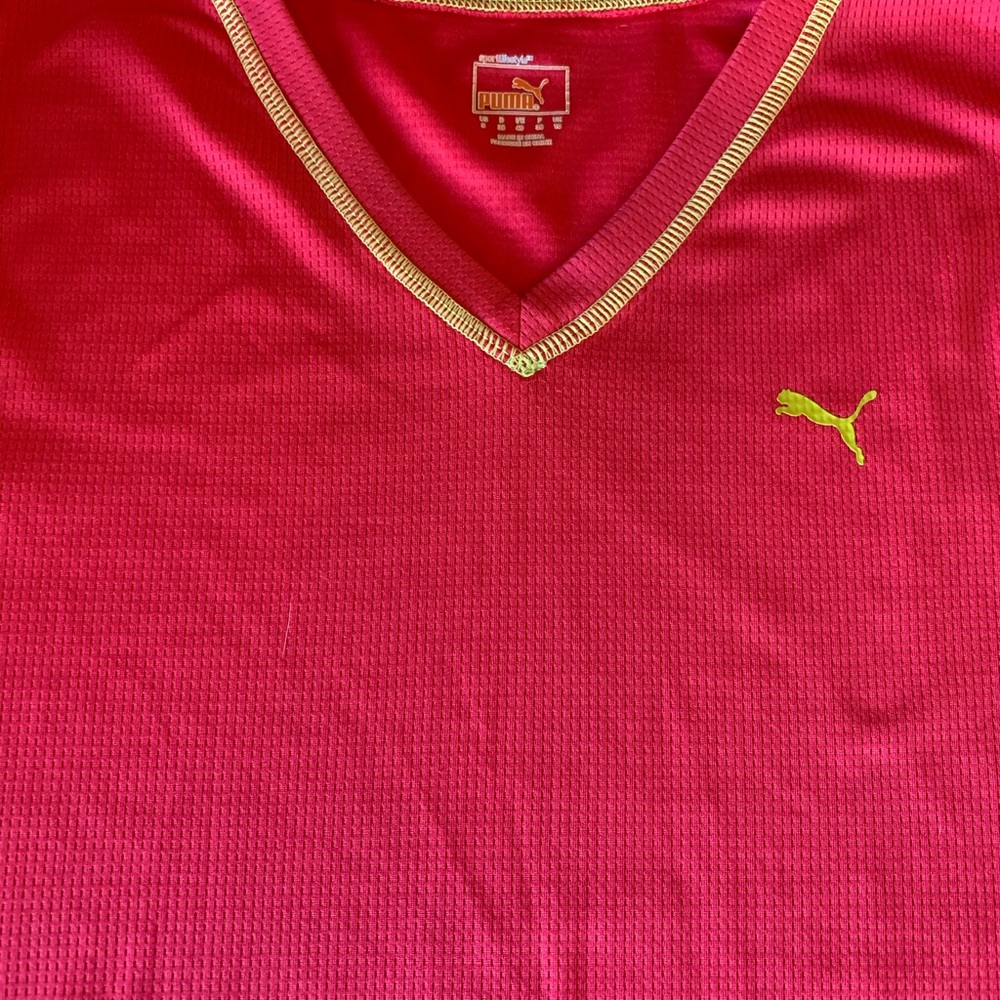 Puma Hot Pink workout top - Picture 5 of 6